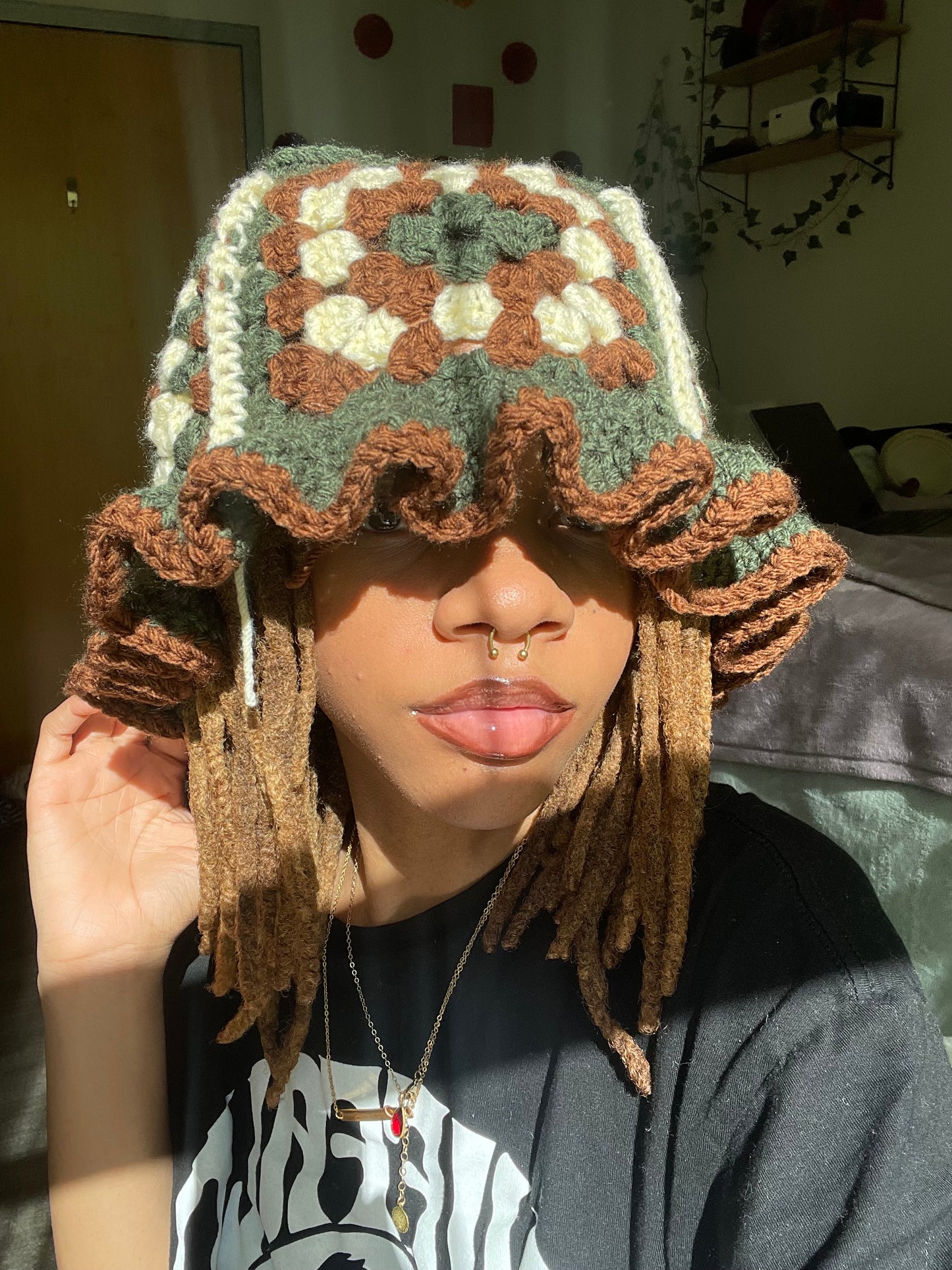 Granny Square Bucket Hat